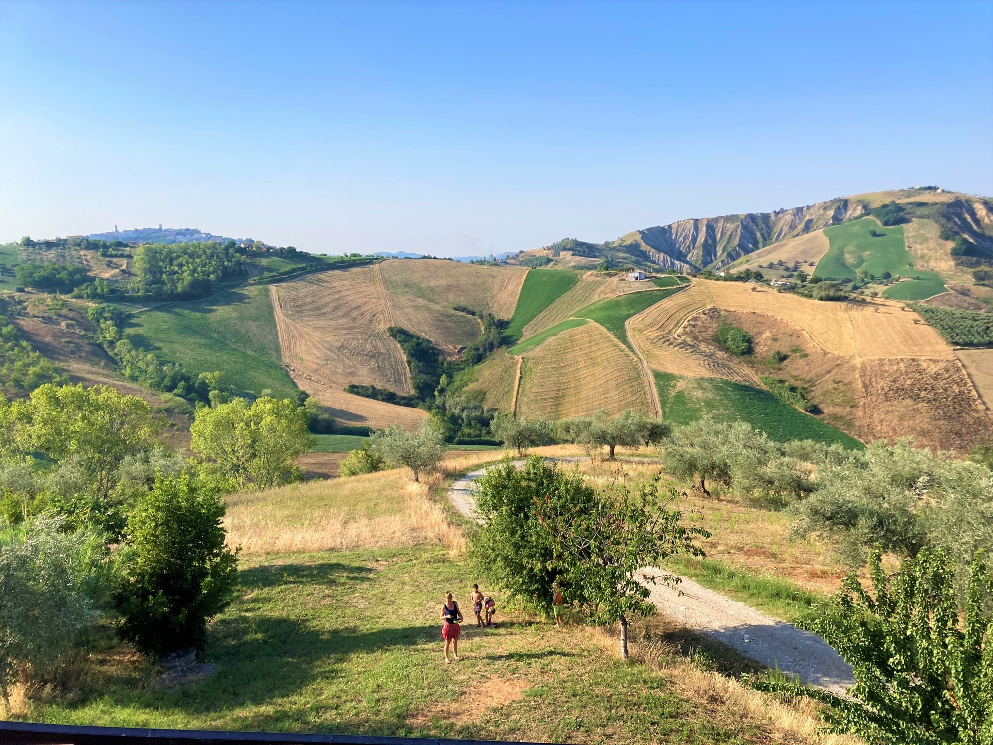 Uitzicht van Villa Ferranti Abruzzo